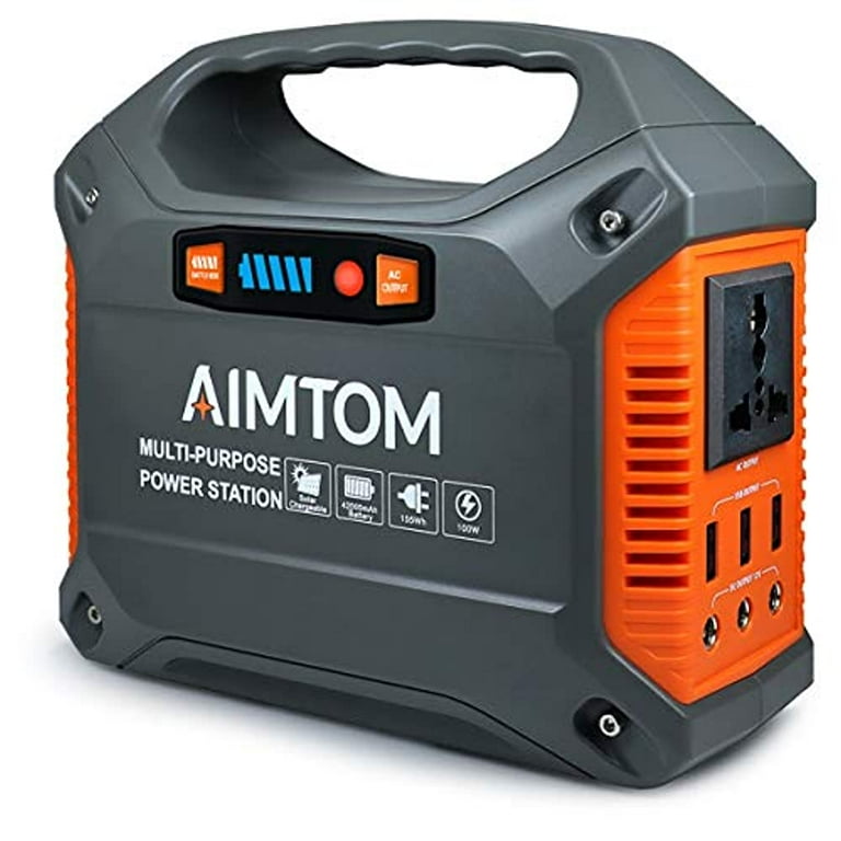 【AIM TOM】ポータブル電源 4,2000Ah AIMTOM 42000mAh 155Wh Power Station, Emergency Backup Power