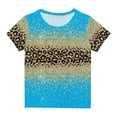 thumbnail image 1 of AINIYS 11-12 Years Casual Loose Fashion Short Sleeve T-Shirt Little Boys Tees Tie Dye Trendy Children Clothes Kids Summer Tops Round Neck Blue, 1 of 5