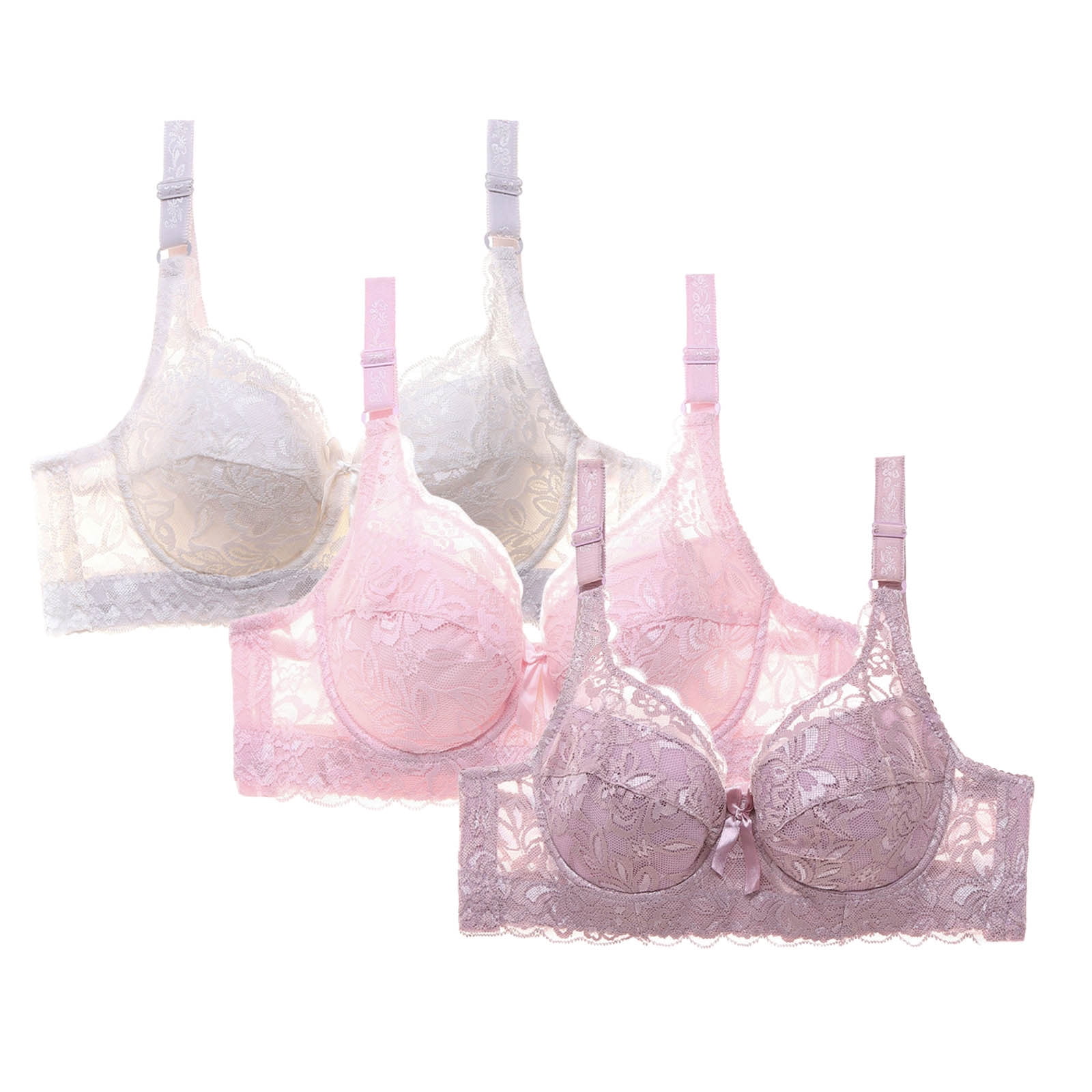 Working Controller Bra AINIYS 3PC Cleavage Bra Plus Size Underwire Secure Fit Bra for Women ...