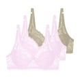 thumbnail image 1 of AINIYS Women's Lace Mesh Bra With Exquisite Embroidery Bralette Underwire Bra Khaki 95C, 1 of 4