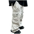 thumbnail image 1 of AINIYS Boys Ripped Stacked Jeans Distressed Denim Pants with Button Closure for Street Style White 5 Years, 1 of 8