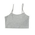 thumbnail image 1 of AINIYS Cotton Soft Cup Bra Wireless &nbsp;Light Padded Bralette Secure Fit Bra for Girls Training Bra for Teen Bralette Breathable Student Everyday Bras Gray S, 1 of 3