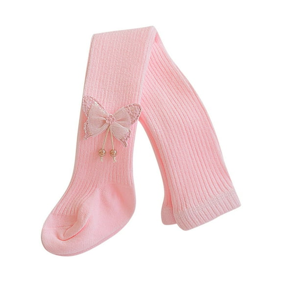 AINIYS Girls Pantyhose Versatile Thin Outerwear Comfortable Soft Cute Design Casual Wear Suitable for Spring and Fall Daily Use Leggings for Kids Parties Photography Pink 8 Years