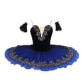 thumbnail image 1 of AINIYS Girls Sleeveless Sequin Dance Dress With Hidden Back Zipper Flowy Skirt For Performance And Competition Blue 140, 1 of 5