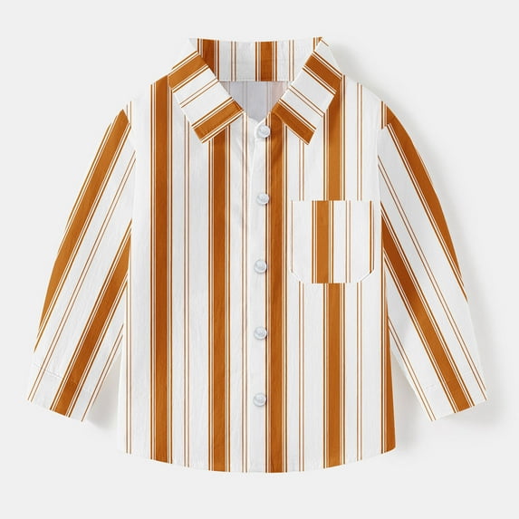 AINIYS Infant Toddle Baby Fashion Clothes Button Down Vintage Fall and Spring Shirts Collared Blouse Plaid Shacket Jacket Casual Loose School Uniform 12 Months Girls Tops for Boys Long Sleeve