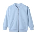 thumbnail image 1 of AINIYS Kids Casual Long Sleeve Hoodie Jacket Comfortable Soft Fabric Cute Print Fashion Outwear for School Daily Wear Fall Events Suitable for Boys and Girls Blue 5 Years, 1 of 7