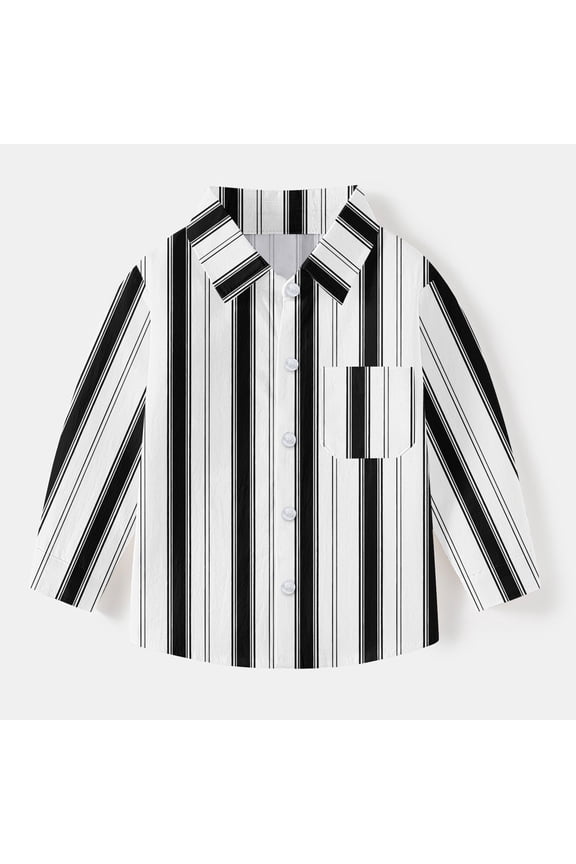 Kids Casual Loose School Uniform Button Down Vintage Fall and Spring Shirts Tops for Boys Long Sleeve Children Fashion Clothes Collared Blouse Plaid Shacket Jacket 7 Years Girls