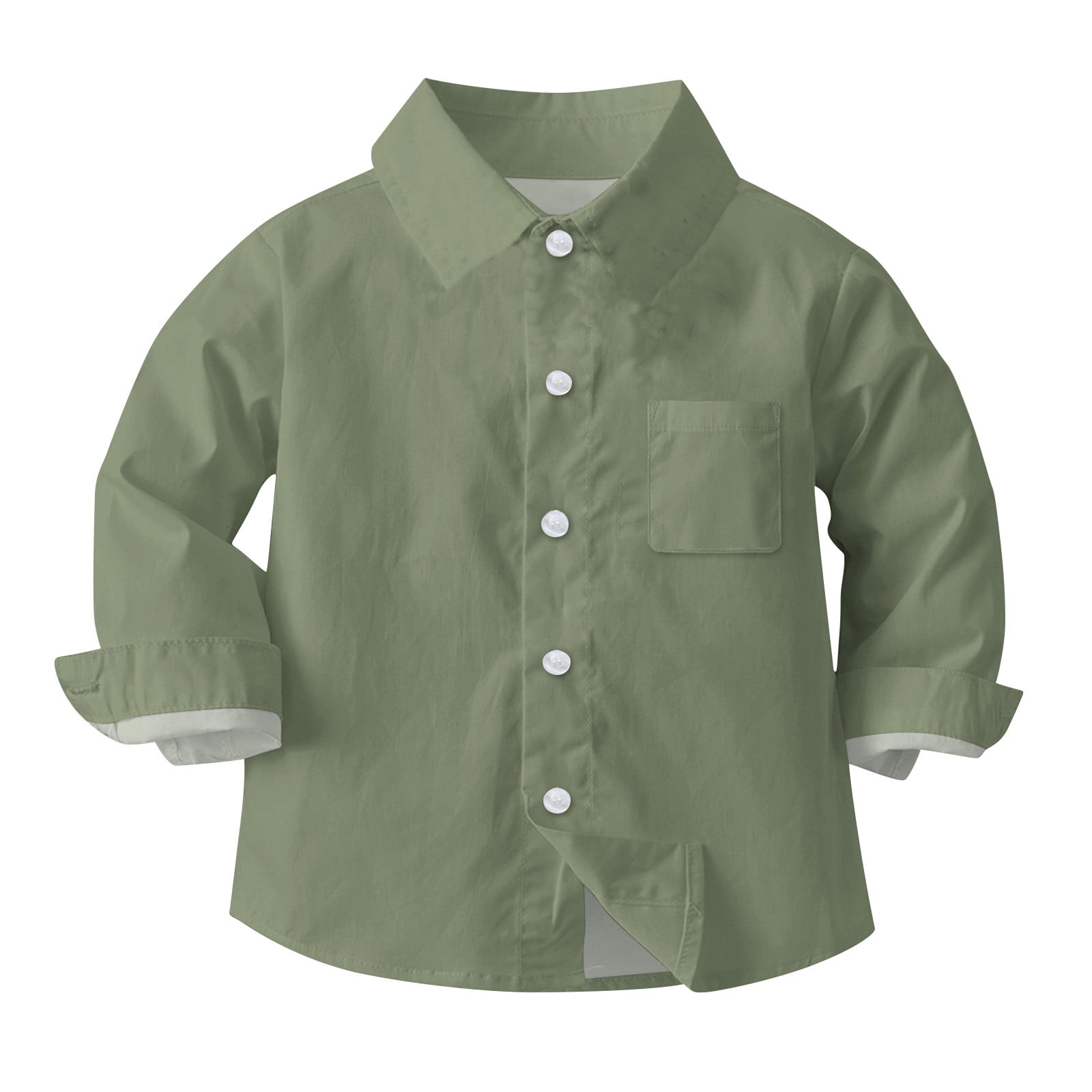AINIYS Kids Solid Color Shacket Jacket Children Fashion Clothes Casual ...