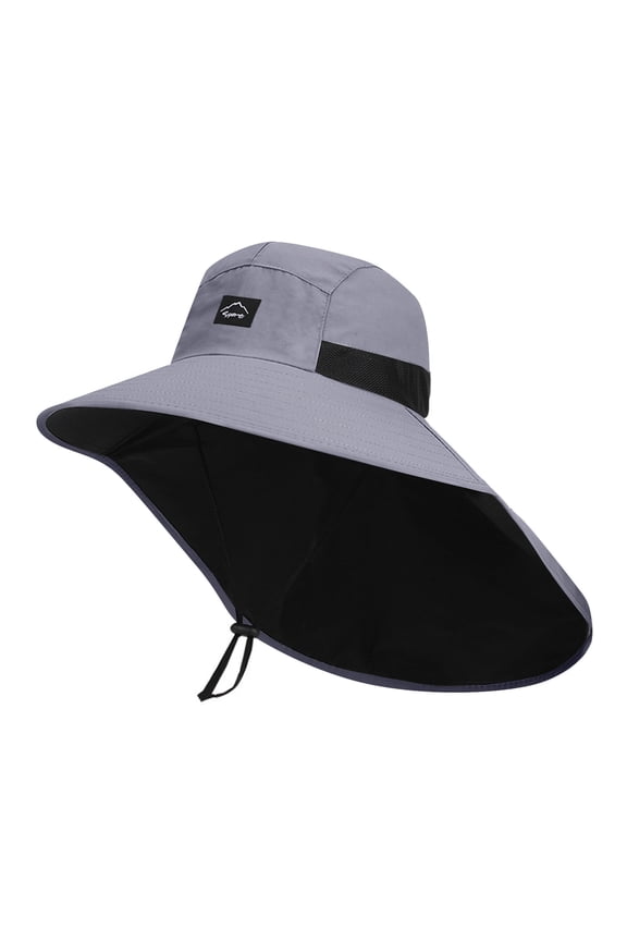 Men's Sun Protection Hat UPF Protection Sun Shield Breathable Material Ideal For Outdoor Sports And Weekend Trips Dark Gray Free Size