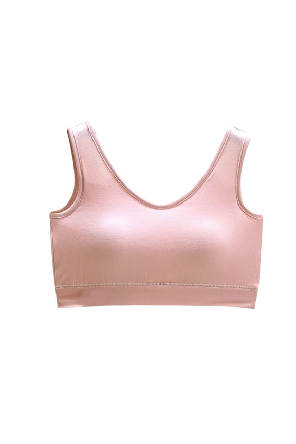 Plus Size Armpit Fat Control Bra Seamless Soft Cup Bra Wireless Lift and Support Push-Up Bra Bralette Breathable Everyday Bras Cleavage Bra Secure Fit Bra for Women Pink XXL