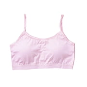 AINIYS Secure Fit Bra for Girls Wireless Cotton Soft Cup Bra Lightly Padded Training Bra for Teen Bralette Breathable Student Everyday Bras Thin Style Modal Growth Bra Pink M
