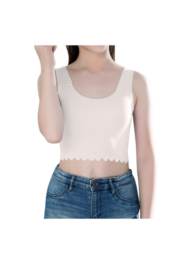 Soft Cup Bra Secure Fit Bra for Girls Wireless Thin Style Modal Growth Bra Breathable Student Everyday Bras Lightly Padded Training Bra for Teen Bralette Beige 9-10Years