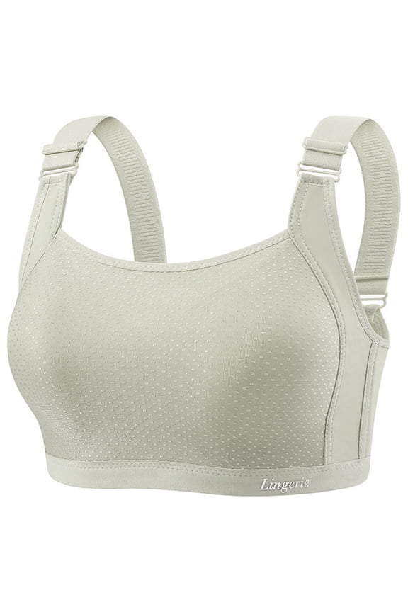 Soft Cup Bra Secure Fit Bra for Women Plus Size Armpit Fat Control Bra Wireless Breathable Everyday Bras Wide Straps Bralette Green 36