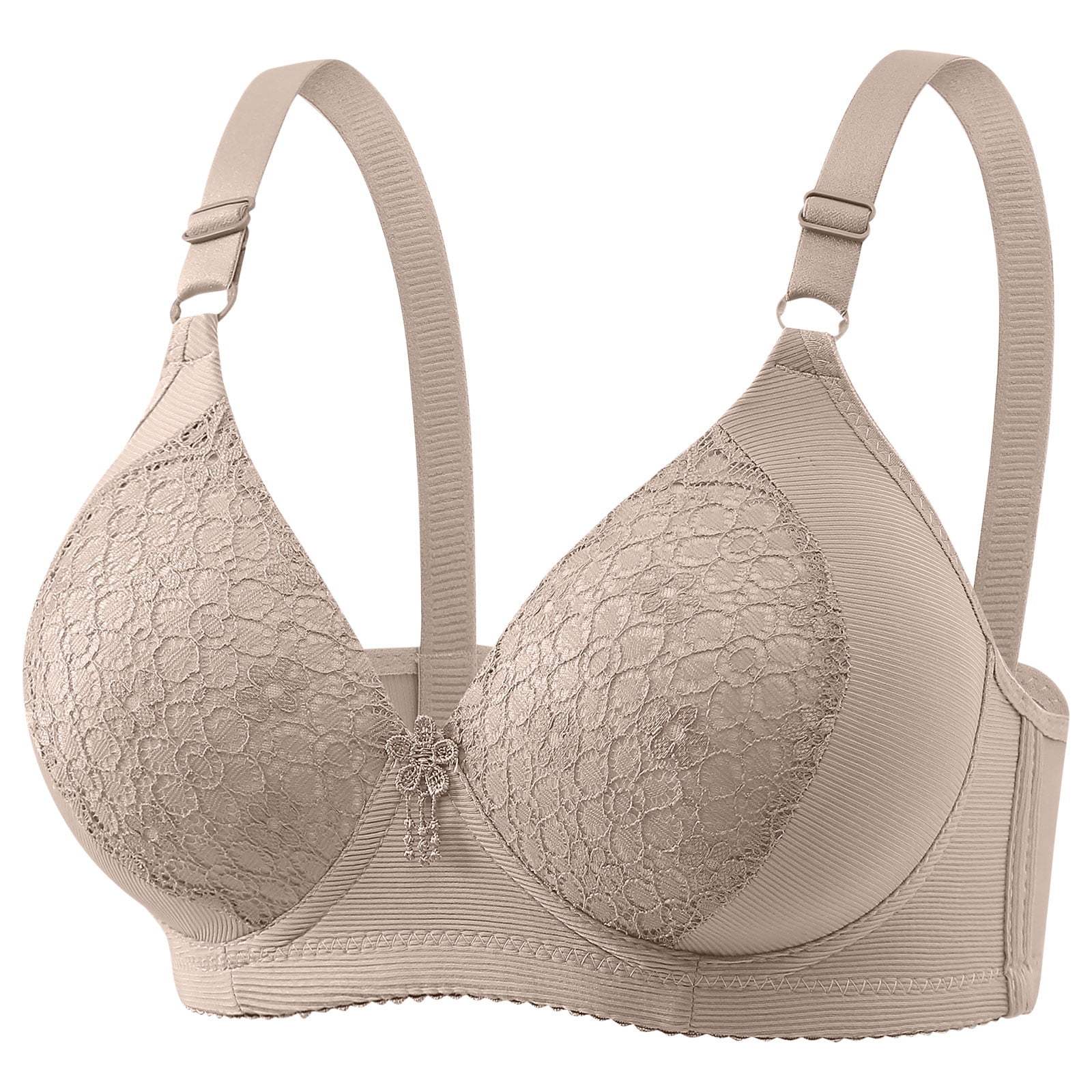 Secure Bras AINIYS Thin Fabric Bralettes Soft Cup Bra Wireless Cleavage Bra ...