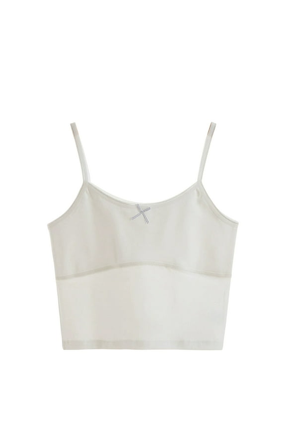 Thin Style Bralettes Soft Cup Bra Secure Fit Bra for Girls Lightly Padded Training Bra for Teen Bralette Cotton Modal Growth Bra Wireless Breathable Student Everyday Bras White L