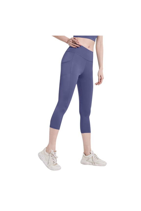 Women's Casual Sports Pants Long Leg Lifting ness Trousers Stretchy Breath Fabric Gym Workout Wear Activewear for Exercise and Yoga Dark Blue XL