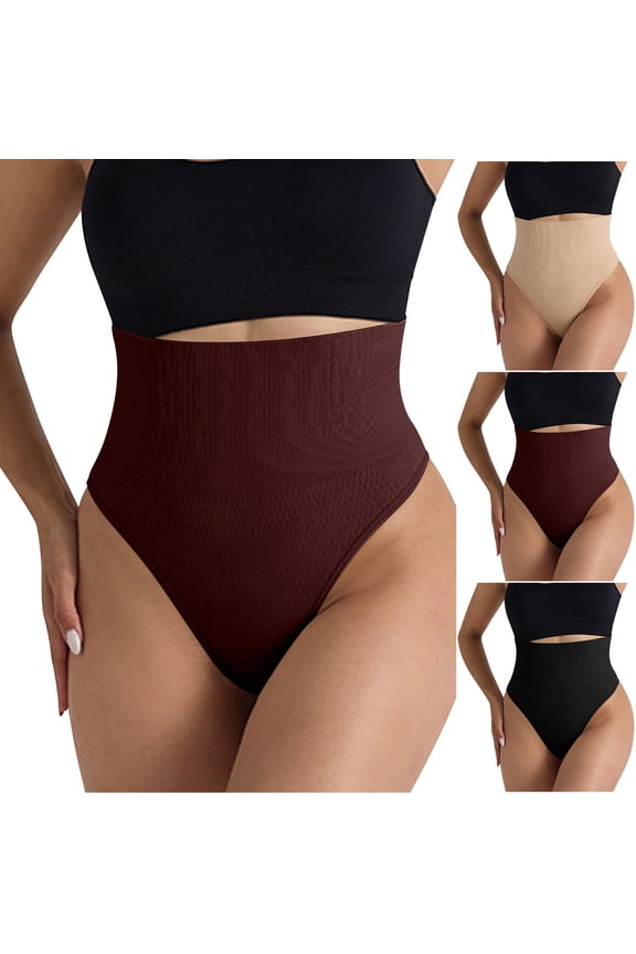 Women's High Waisted Biker Shorts Elastic Waist Pants for Shaper Daily Wear Beige L