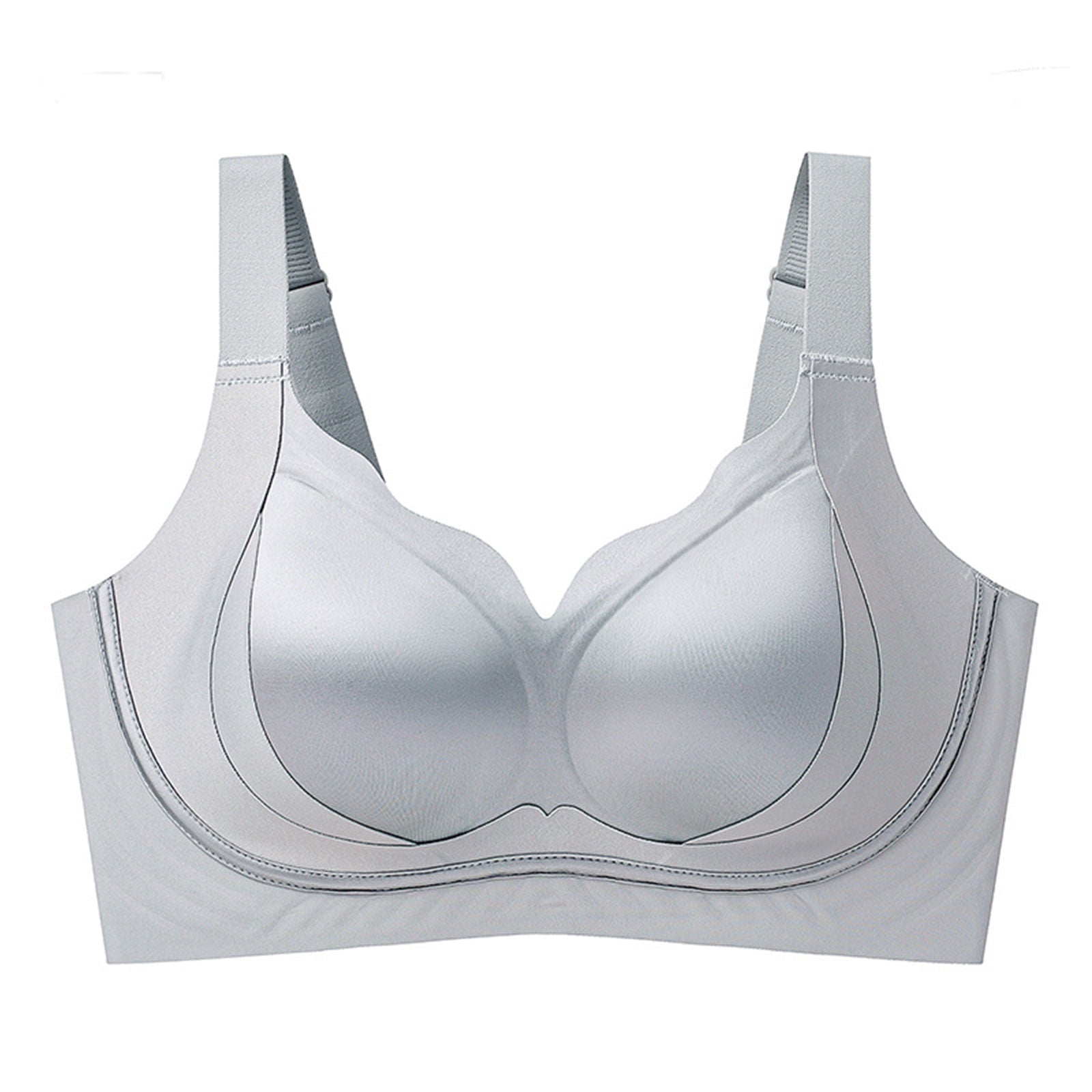 No Coverage AINIYS Women's Saggy Breast Support Adjustment Bras Push Up Seamless ...