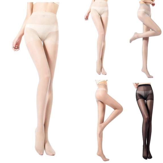 AINIYS Women's Sheer Pantyhose Lightweight Elastic Waist Pants for Fashion Styling Evening Outings Coffee XL