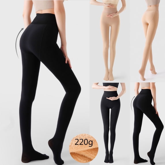 AINIYS Women's Skinny Leggings with Side Pocket High Waisted Elastic Waist Pants for Gym Workout Daily Errands Black Free Size