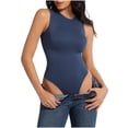 thumbnail image 1 of AINIYS Women's Sleeveless High Neck Slimming Shapewear for Daily Wear Party Casual Outings Blue S, 1 of 7