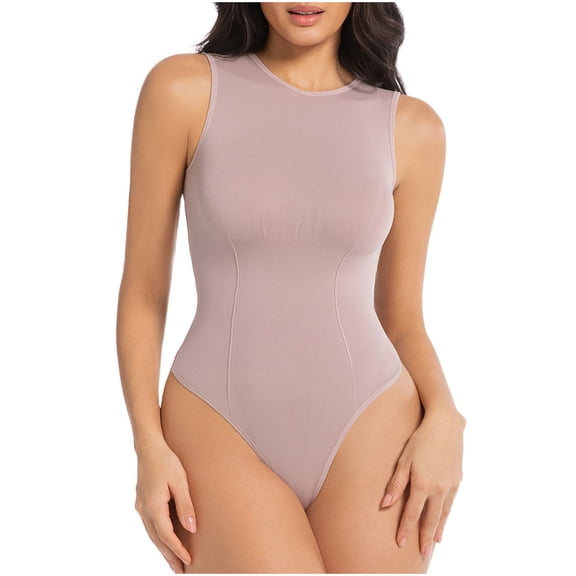 AINIYS Women's Sleeveless High Neck Slimming Shapewear for Daily Wear Party Casual Outings Gray XL