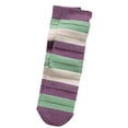 thumbnail image 1 of AINIYS Women's Striped Knee High Socks Unisex Multi Striped Cotton Blend Outdoor Socks Over-the-calf Moisture Wicking Purple Free Size, 1 of 2