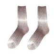 thumbnail image 1 of AINIYS Wool Socks Warm and Comfortable Outdoor Socks Moisture Wicking and Insulating with wide calf fit Khaki Free Size, 1 of 4