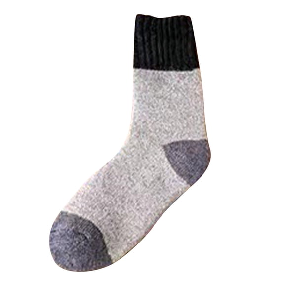 AINIYS Wool Socks Women's Warm Thick Winter Boot Socks with Thermal Cushion for Cold Weather Black Free Size