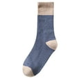 thumbnail image 1 of AINIYS Wool Soft Socks Men's Warm Thick Winter Socks with Thermal Cushion for Hiking Cold Weather Sky Blue Free Size, 1 of 4