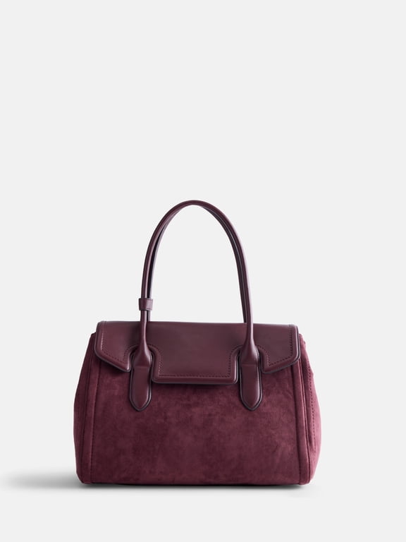 Women's Satchel, Deep Chanti