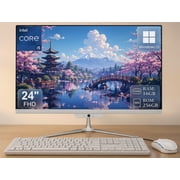 All in one desktop computer 24" FHD Intel Core i5 up to 3.6GHz, 16GB RAM, 256GB SSD, Built-in HD Webcam,Windows 10