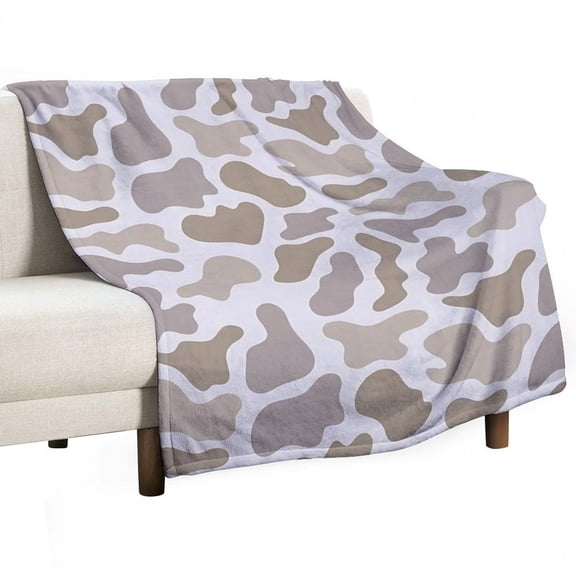 AIOE Brown Duck Camouflage Fleece Bed Blankets, Soft Flannel Cozy Blanket for Adults Washable Lightweight Fuzzy Blanket Gift for Girls Boys 60x80in