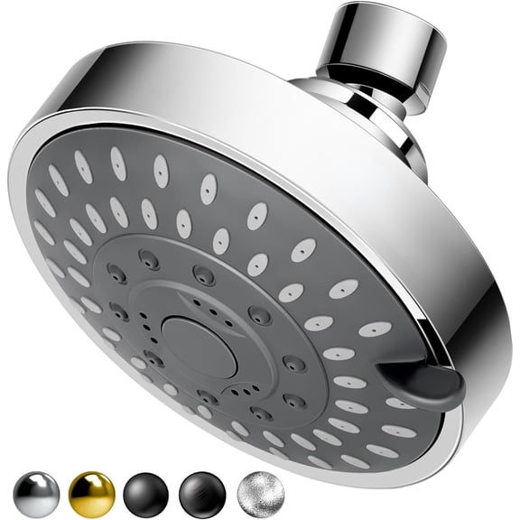 AIOMUO 5-Mode High Pressure Shower Head - News, Today TV Show Recommended - High Flow Fixed Showerheads (4 Inch)