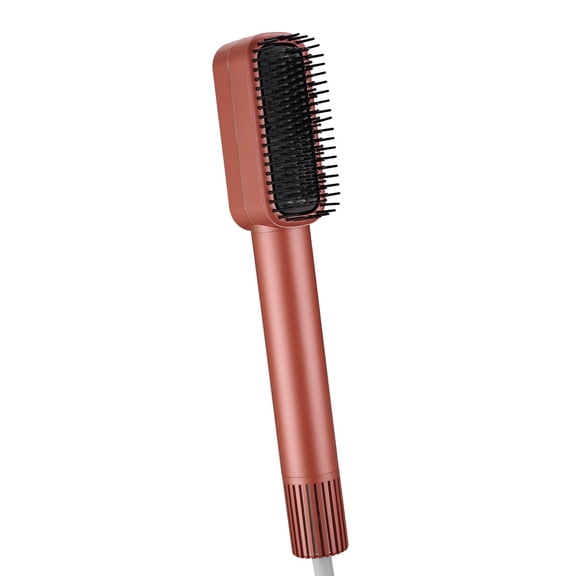 AIOMUO High-Speed Ionic Blowing Comb, 2-in-1 Hair Dryer and Styling Brush for Fast Drying, Professional Hot Air Styler with Real-Time LCD Display