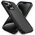 thumbnail image 1 of AIOVETEAB Defender Case Designed for iPhone 15 Pro Max case, Heavy Duty Shockproof Rugged Protective Bumper Cover for iPhone 15 Pro Max 6.7 Inch (Black), 1 of 7
