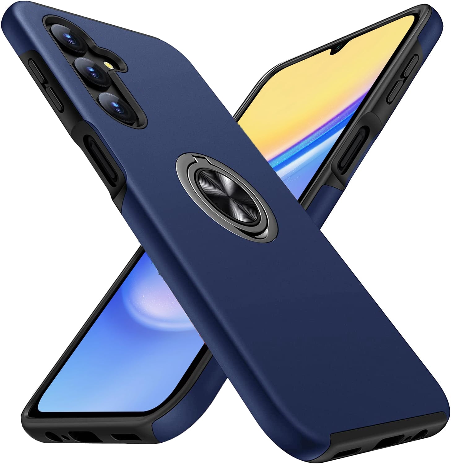 AIOVETEAB Samsung Galaxy A15 5G Case Silky Soft Touch Heavy Duty Protective Cover