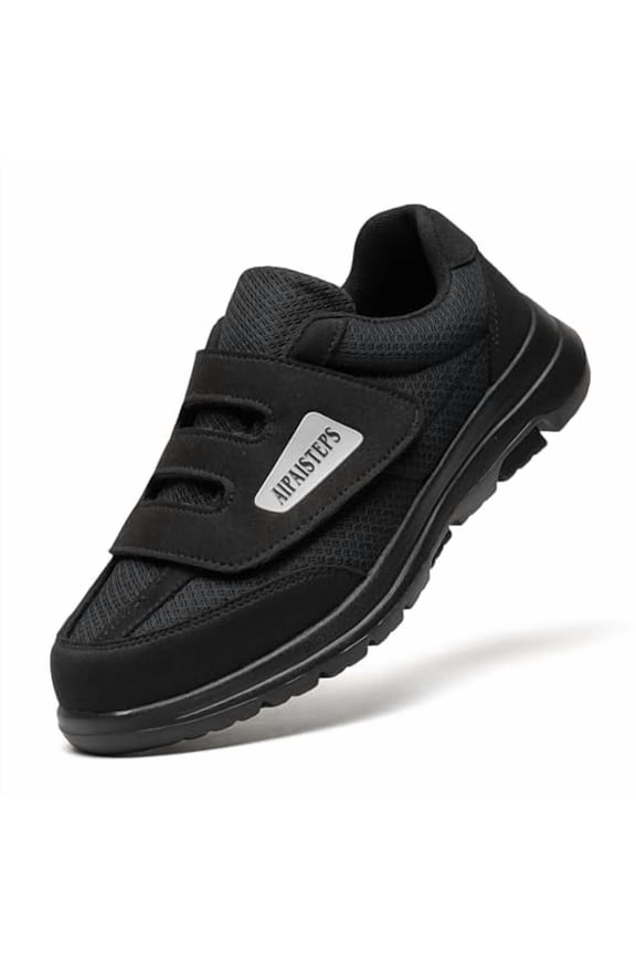 MENS DIABETIC SHOES HOOK&LOOP STRAP WALKING SHOES/WIDE SIZE: 10 XWIDE