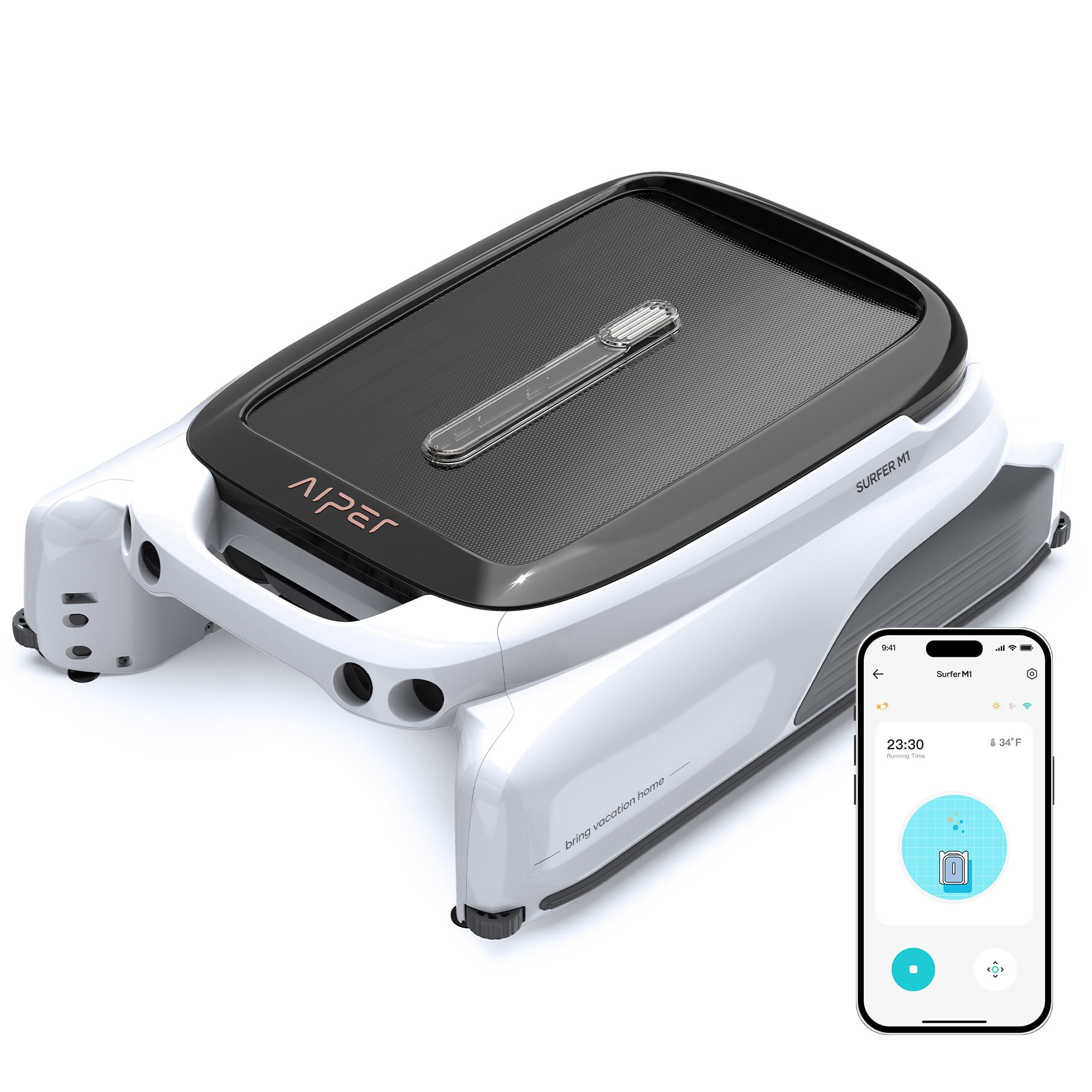 Aiper Surfer M1 Automatic Pool Skimmer Cleaner wit