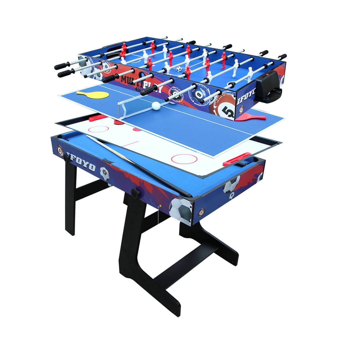 Hot selling 4-in-1 multi-functional game table, billiards, ice hockey, table  tennis conference table free shipping - AliExpress