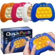 AIPINQI Decompression Breakthrough Puzzle Game Machine, Pop Push It Game Controller | Light Up Pattern Popping Games for Kids Adults | White