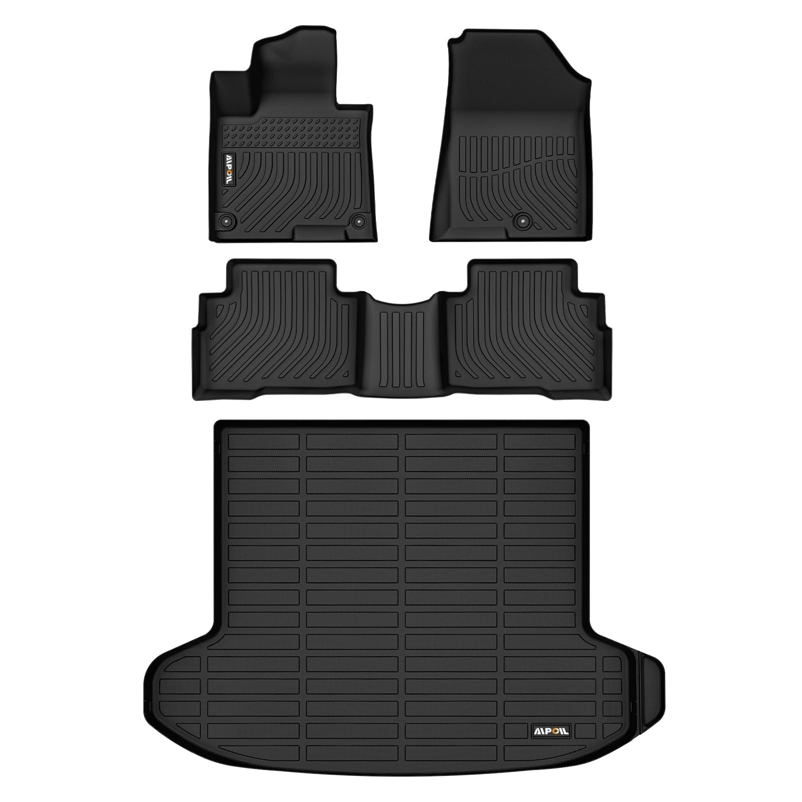 AIPOIL® Floor Mats & Cargo Liner Set for 2023 2024 2025 Kia Sportage ...