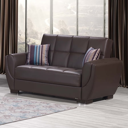 AIR ARMADA LOVESEAT 116 BROWN PU