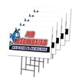 thumbnail image 1 of AIR CONDITIONING REPAIR & SERVICE 5 Pack Of 18" x 24" Yard Sign & Stake | Advertise Your Business | Stake Included Image On Both Sides | Made in The USA, 1 of 3