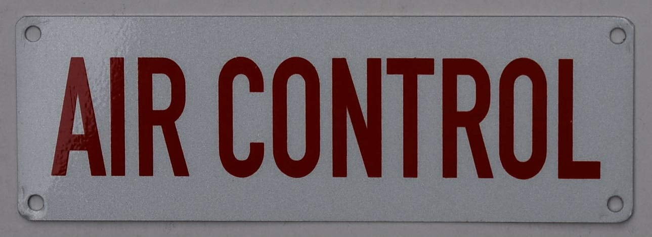 AIR Control Sign(Reflective !!, Aluminium 2X6)(ref-2022-4) - Walmart.com