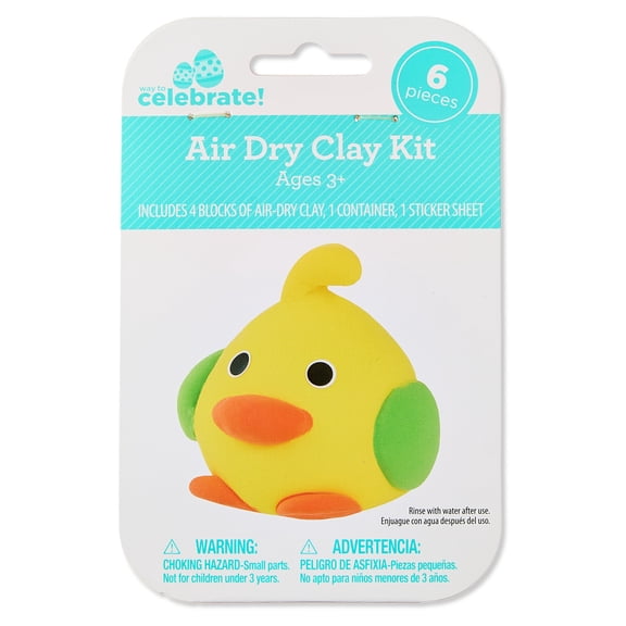 Chick Air Dry Clay Kit, Easter by Way To Celebrate