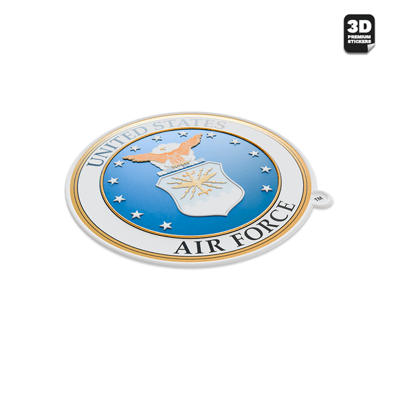 Stickmadly Air Force Emblem Automotive Sticker