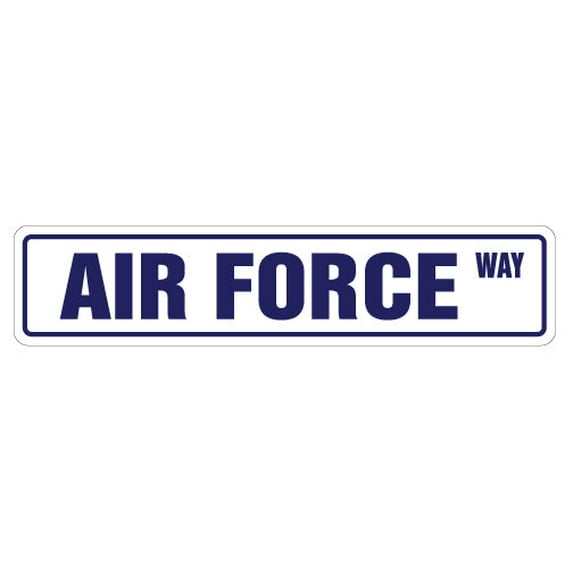 AIR FORCE Street Sign new military road cadet | Indoor/Outdoor | 36" Wide