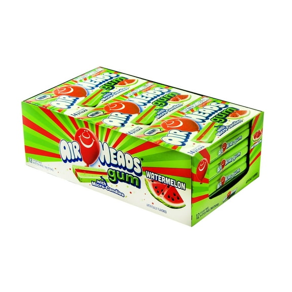 AIR HEADS WATERMELON GUM 12CT