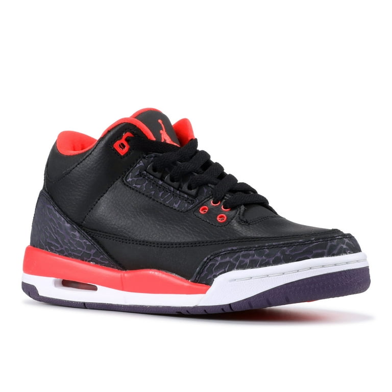 Jordan 3 sales bright crimson